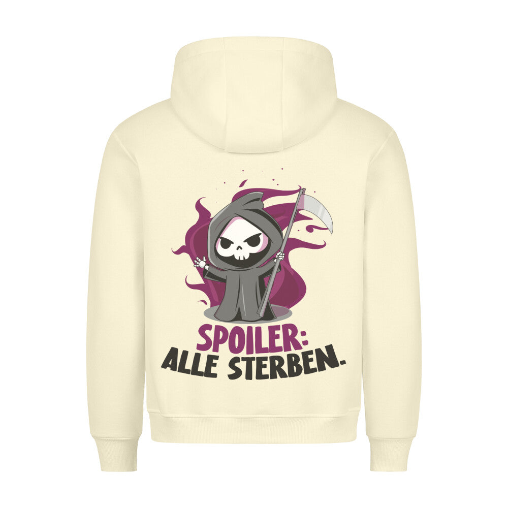 Spoiler Sensenmann - Hoodie Unisex Rückendruck
