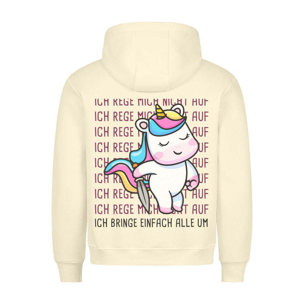Alle Um Einhorn - Hoodie Unisex Rückendruck