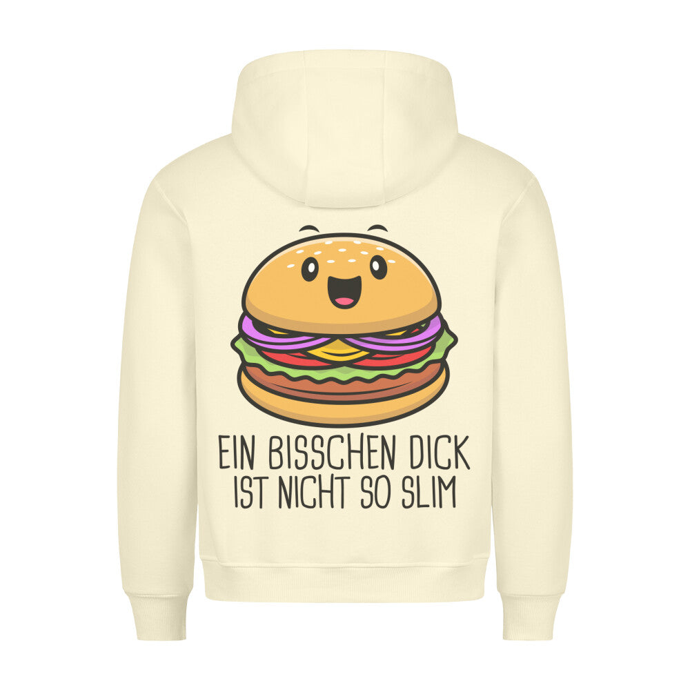 Slim Burger - Hoodie Unisex Rückendruck