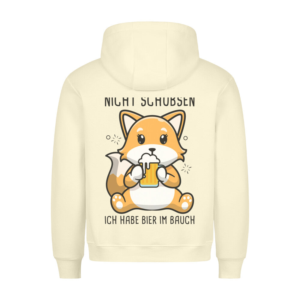 Bierbauch Fuchs - Hoodie Unisex Rückendruck