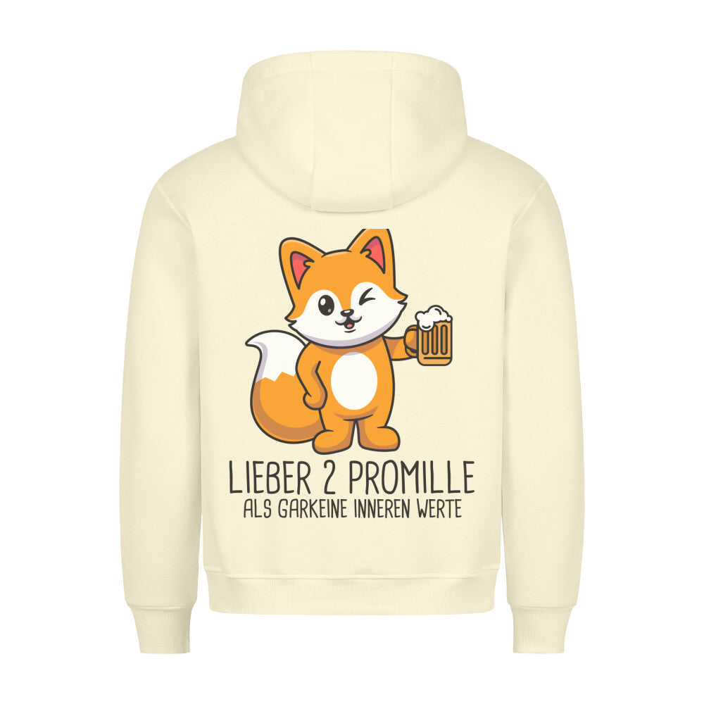 Promille Fuchs - Hoodie Unisex Rückendruck