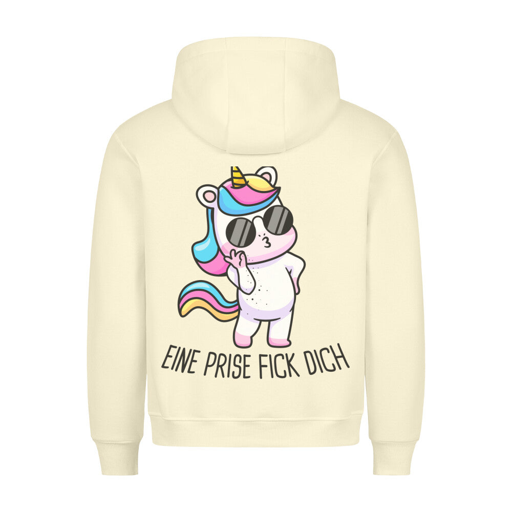 Prise Einhorn - Hoodie Unisex Rückendruck