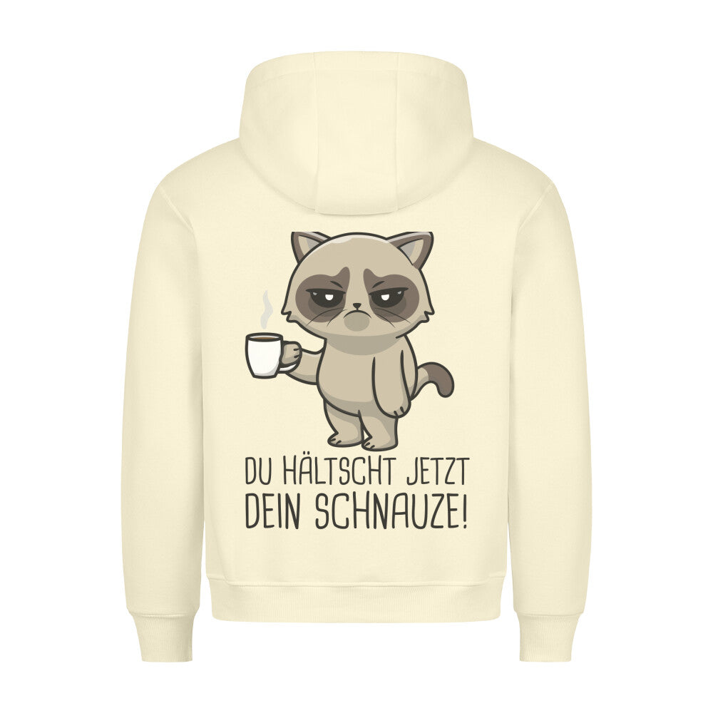 Schnauze - Hoodie Unisex Rückendruck