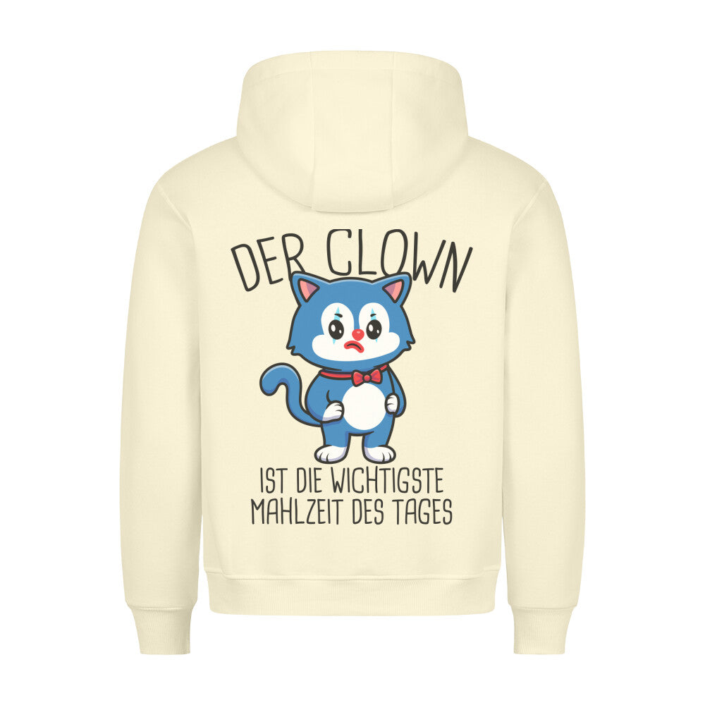Clown Katze - Hoodie Unisex Rückendruck