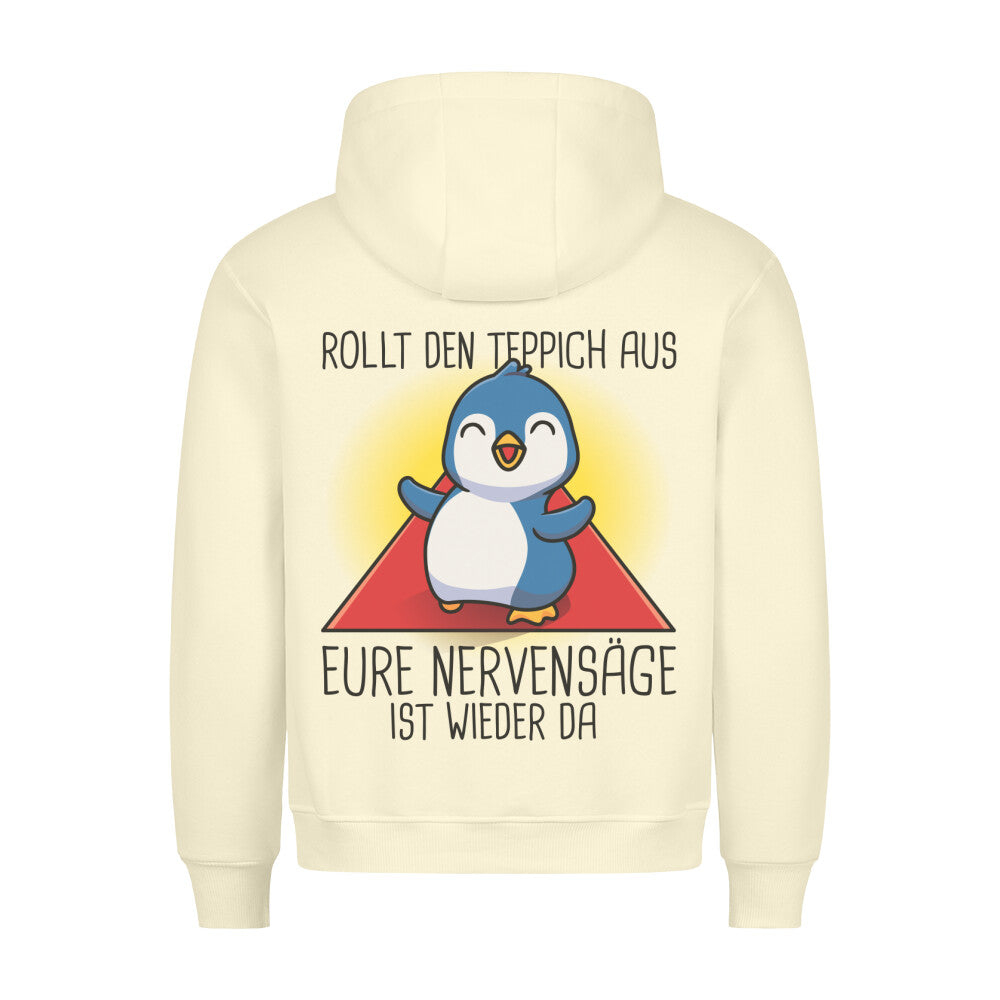 Nervensäge Pinguin - Hoodie Unisex Rückendruck
