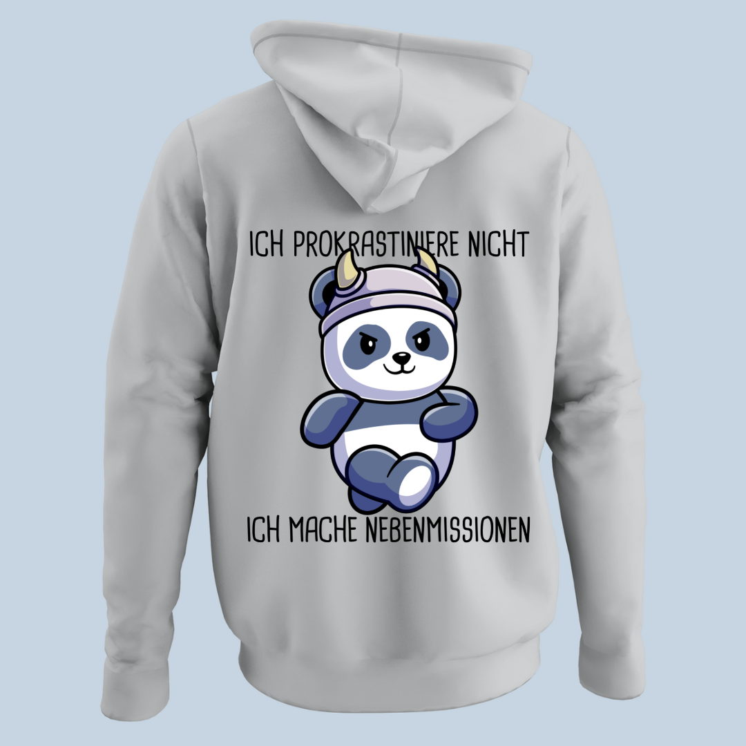 Nebenmissionen Panda - Hoodie Unisex Rückendruck