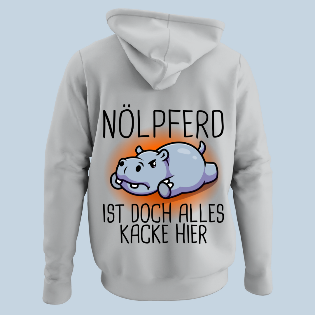 Nölpferd - Hoodie Unisex Rückendruck