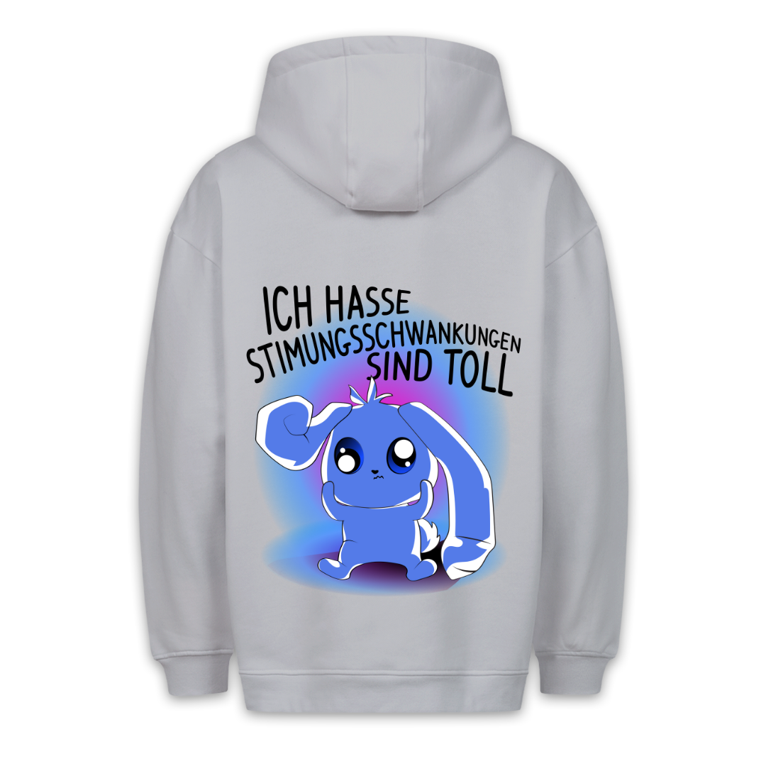 Schwankungen Hase - Hoodie Unisex Rückendruck