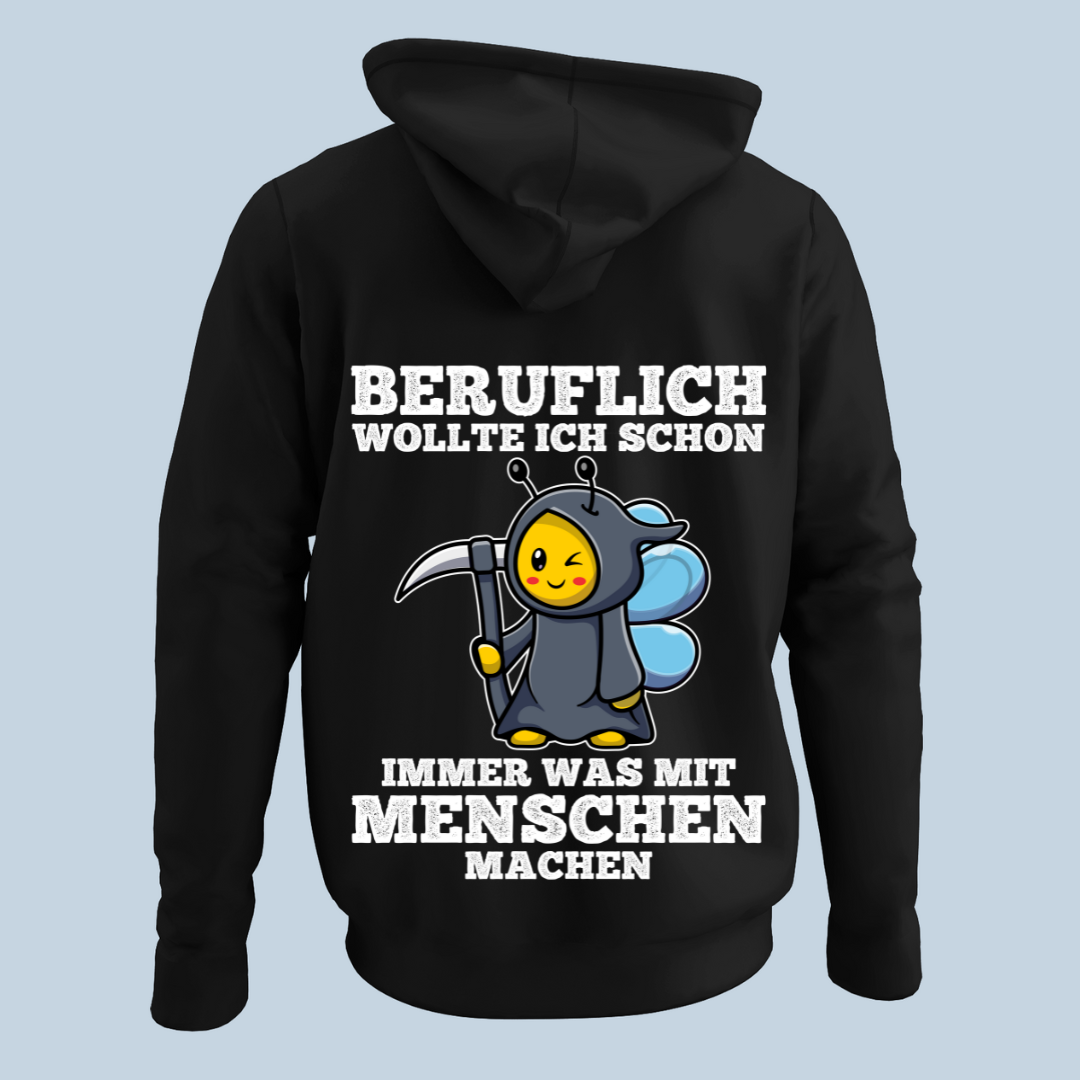 Beruflich Sensenbiene - Hoodie Unisex Rückendruck