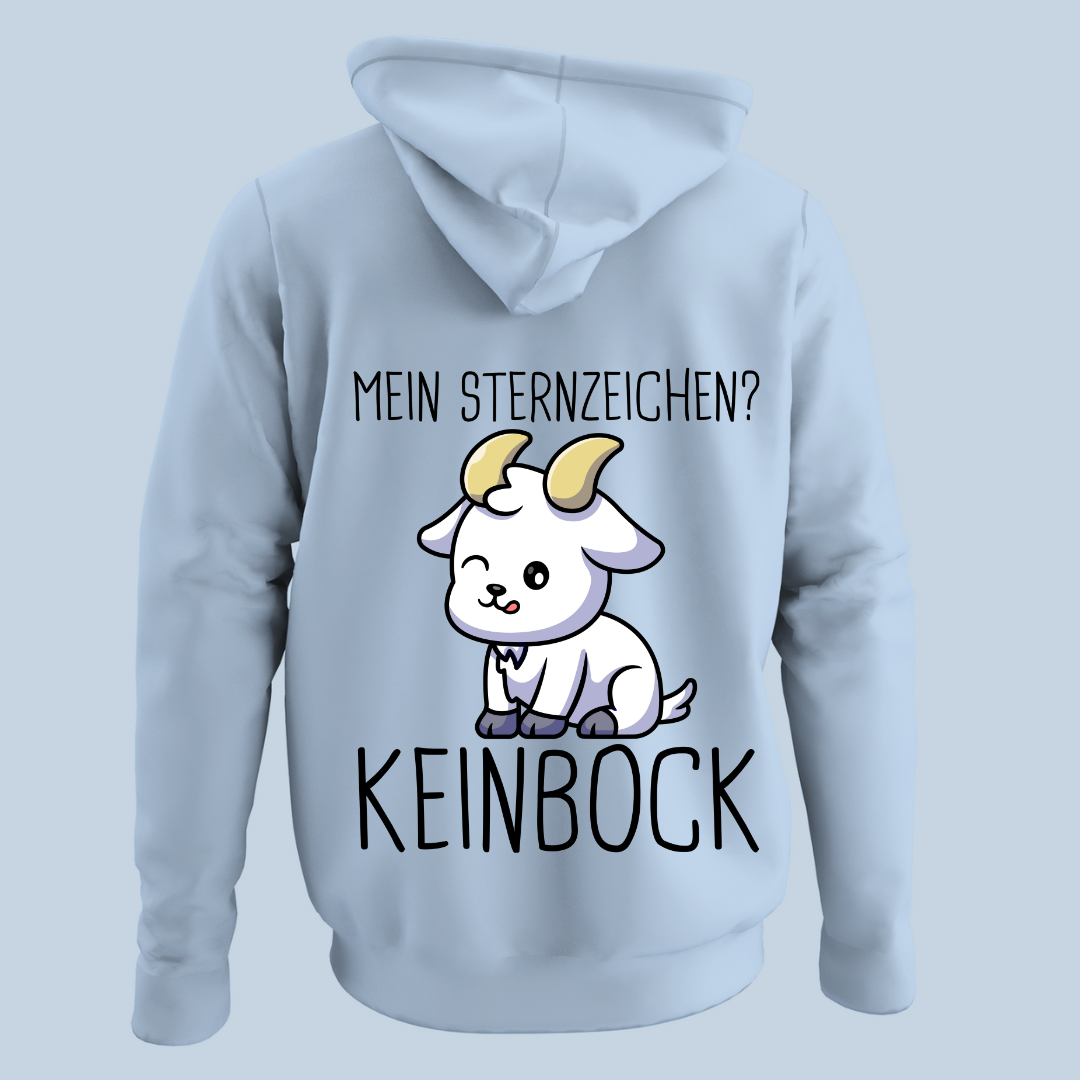 Sternzeichen Bock - Hoodie Unisex Rückendruck