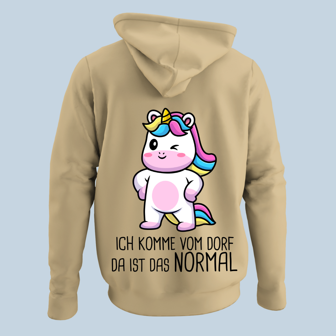 Dorf Einhorn - Hoodie Unisex