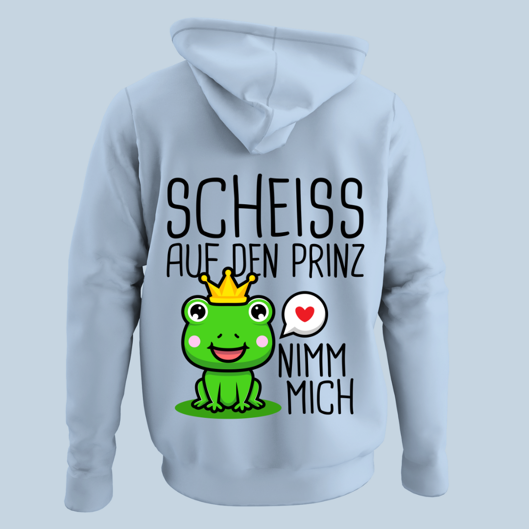 Prinz Frosch - Hoodie Unisex Rückendruck