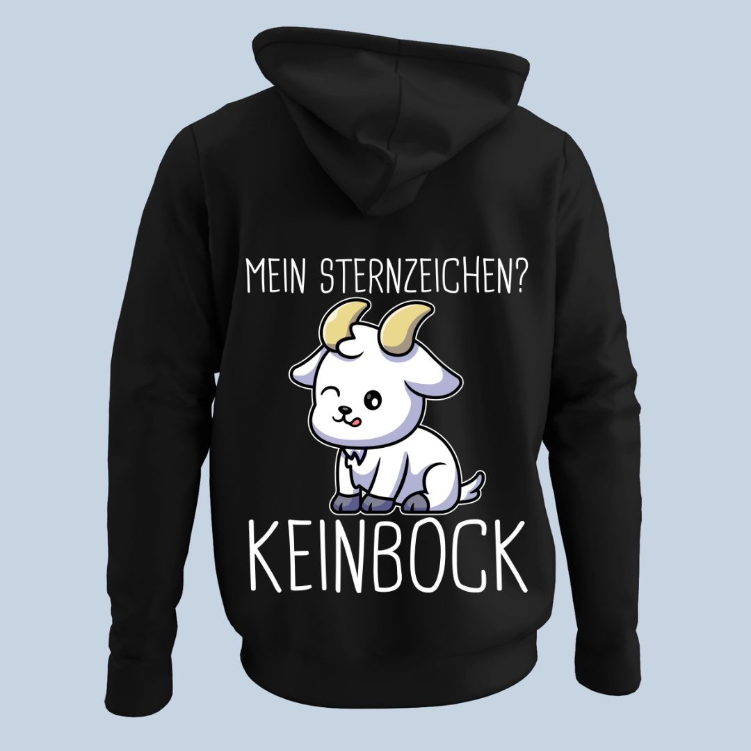 Sternzeichen Bock - Hoodie Unisex Rückendruck