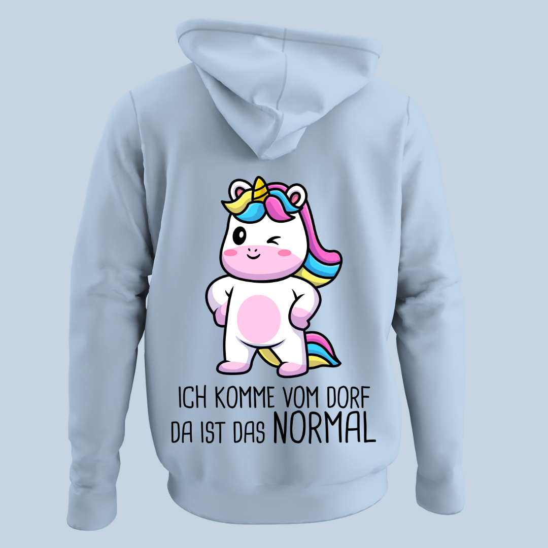 Dorf Einhorn - Hoodie Unisex