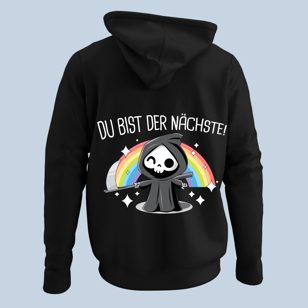 Der Nächste Sensenmann - Hoodie Unisex Rückendruck