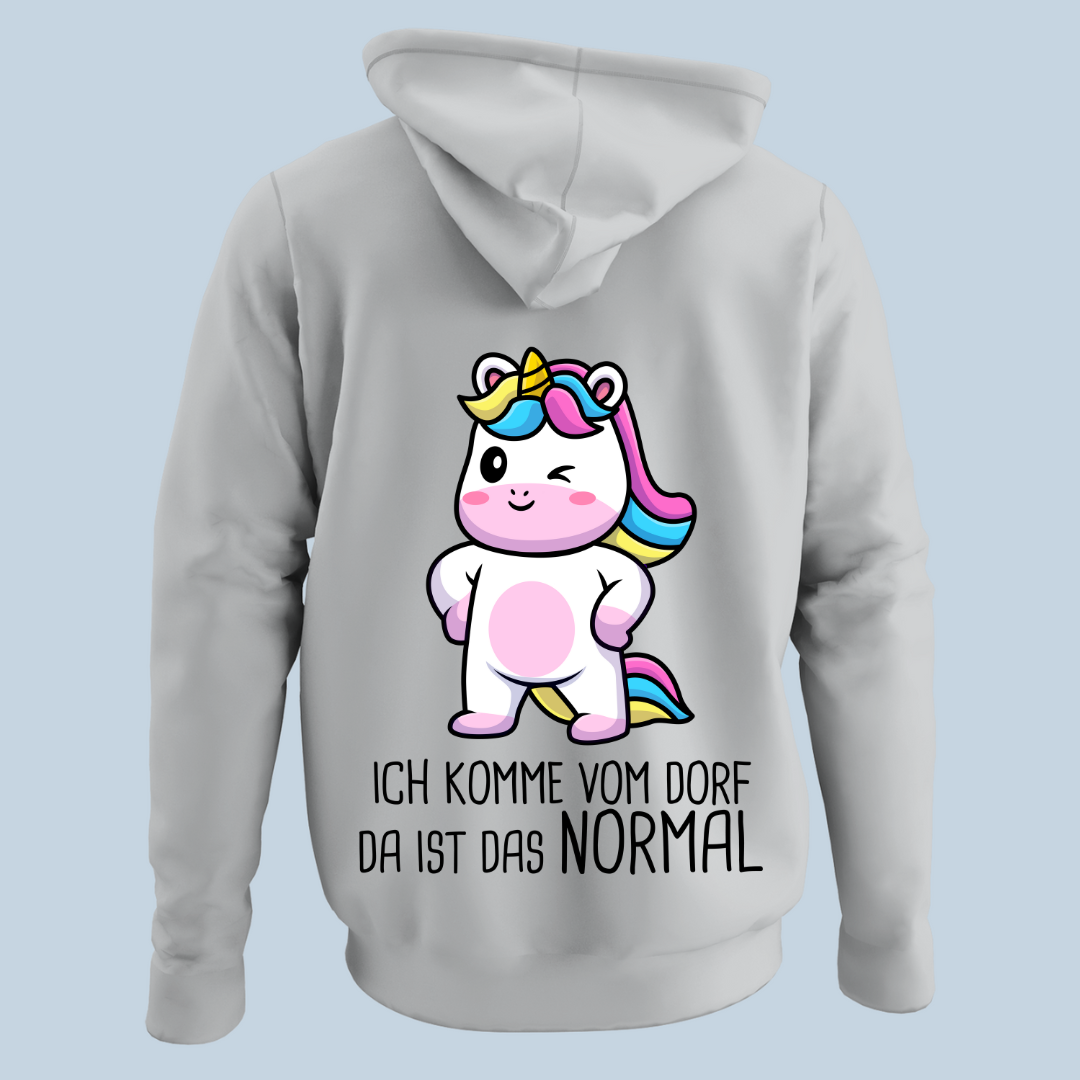 Dorf Einhorn - Hoodie Unisex