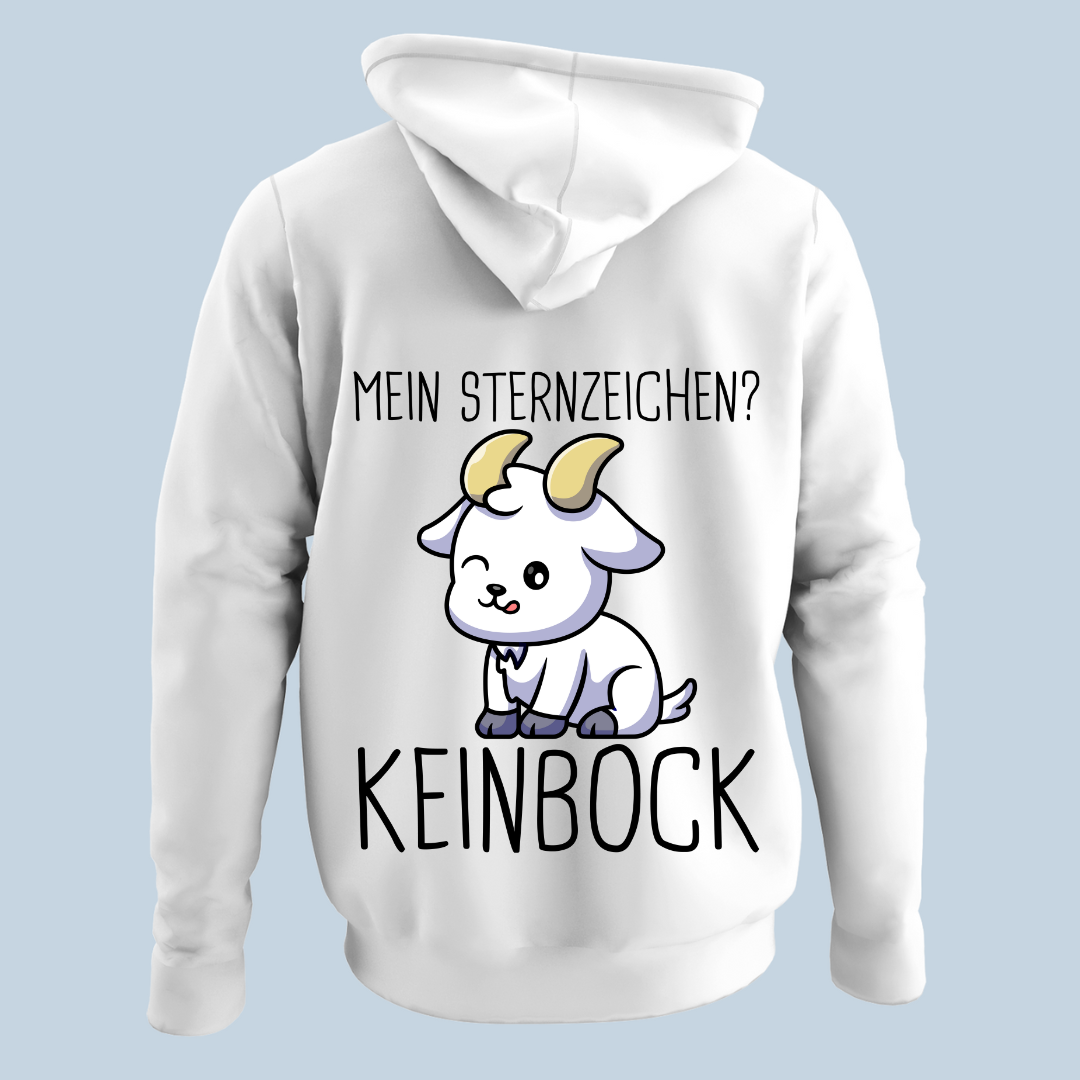 Sternzeichen Bock - Hoodie Unisex Rückendruck