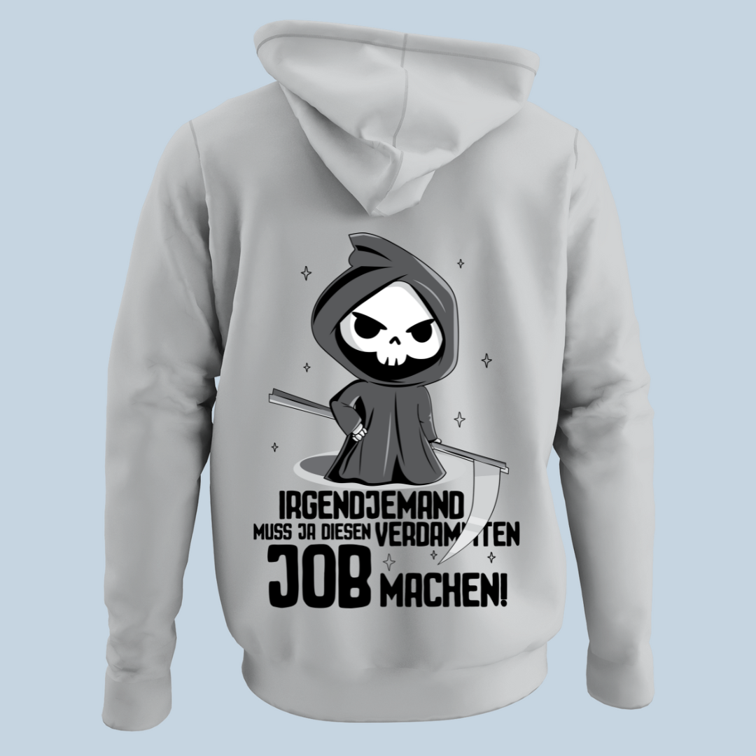 Job Sensenmann - Hoodie Unisex Rückendruck