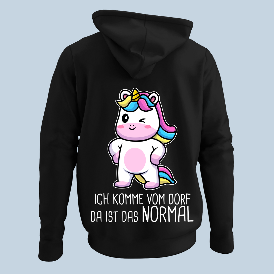 Dorf Einhorn - Hoodie Unisex