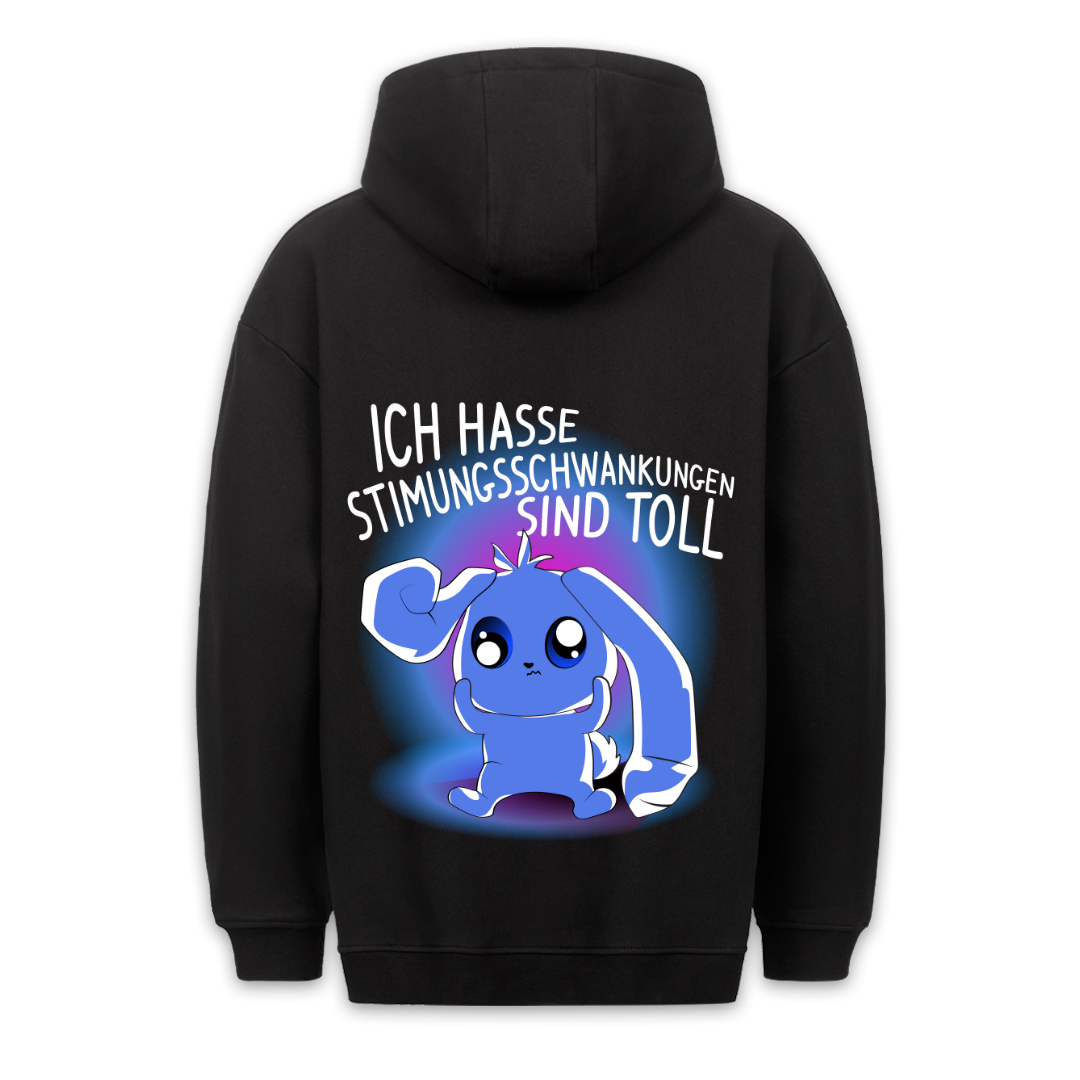 Schwankungen Hase - Hoodie Unisex Rückendruck