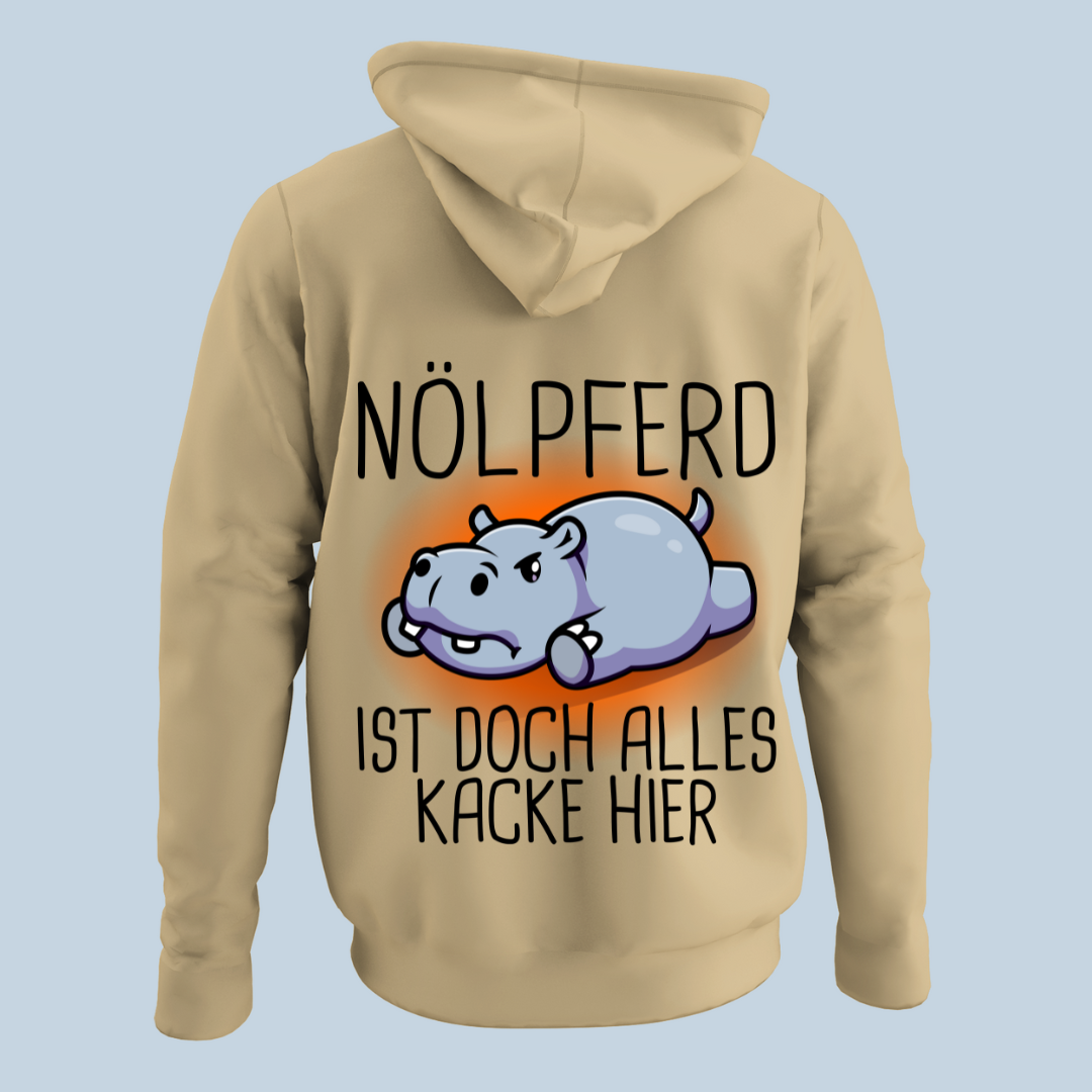 Nölpferd - Hoodie Unisex Rückendruck