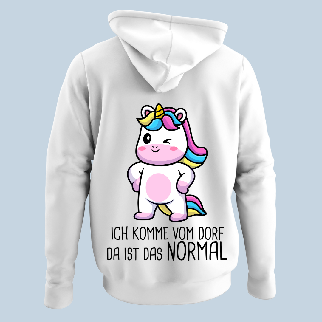 Dorf Einhorn - Hoodie Unisex