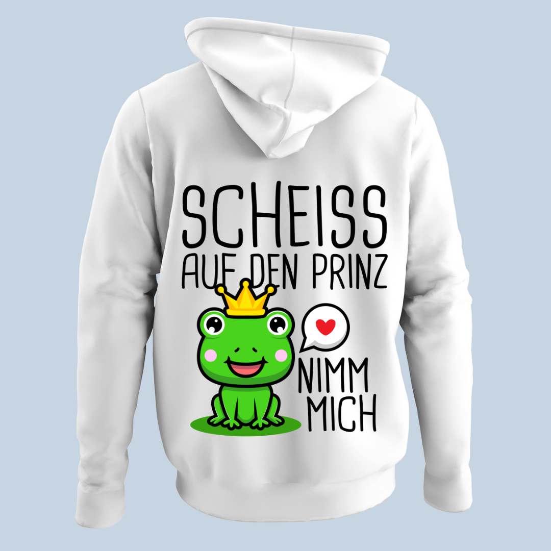 Prinz Frosch - Hoodie Unisex Rückendruck