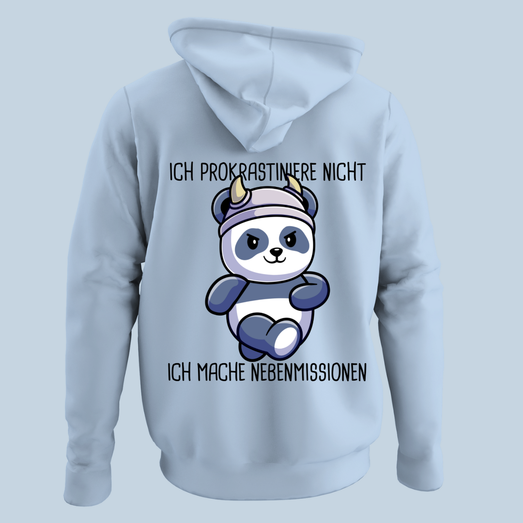 Nebenmissionen Panda - Hoodie Unisex Rückendruck