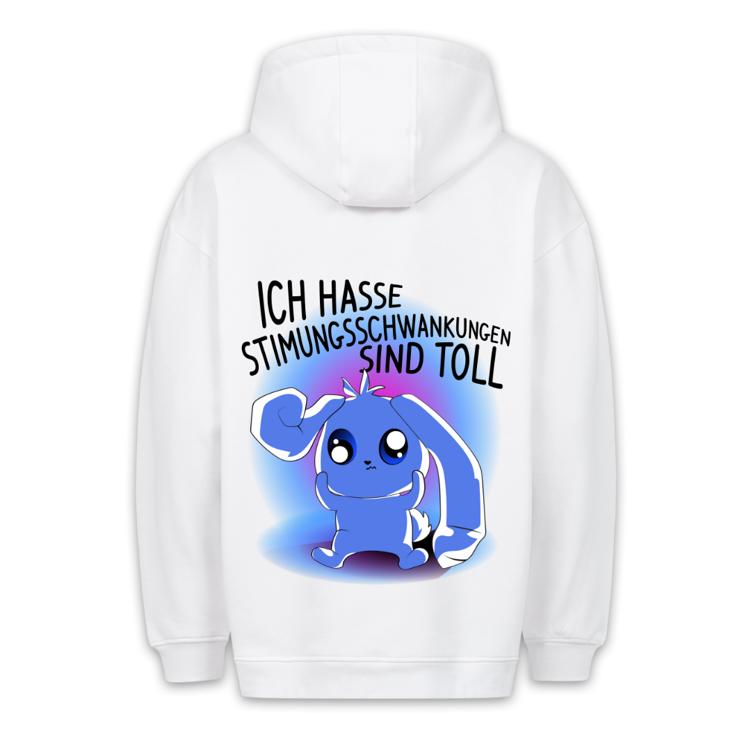 Schwankungen Hase - Hoodie Unisex Rückendruck