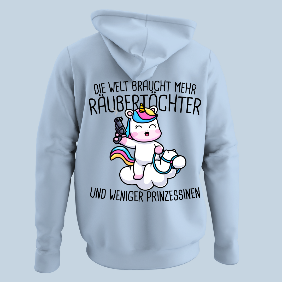 Räubertöchter Einhorn - Hoodie Unisex Rückendruck