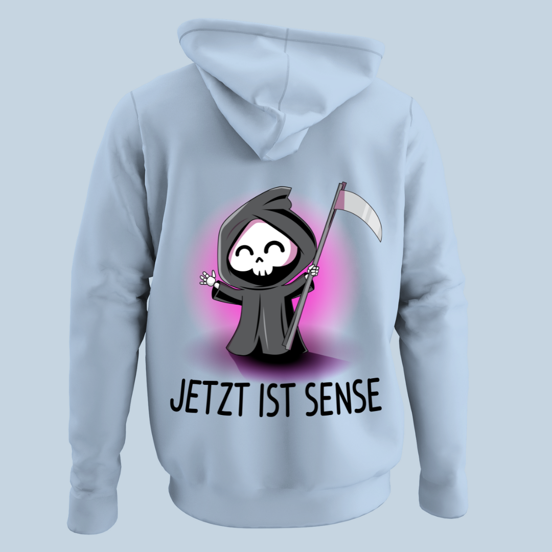 Sense Sensenmann - Hoodie Unisex Rückendruck