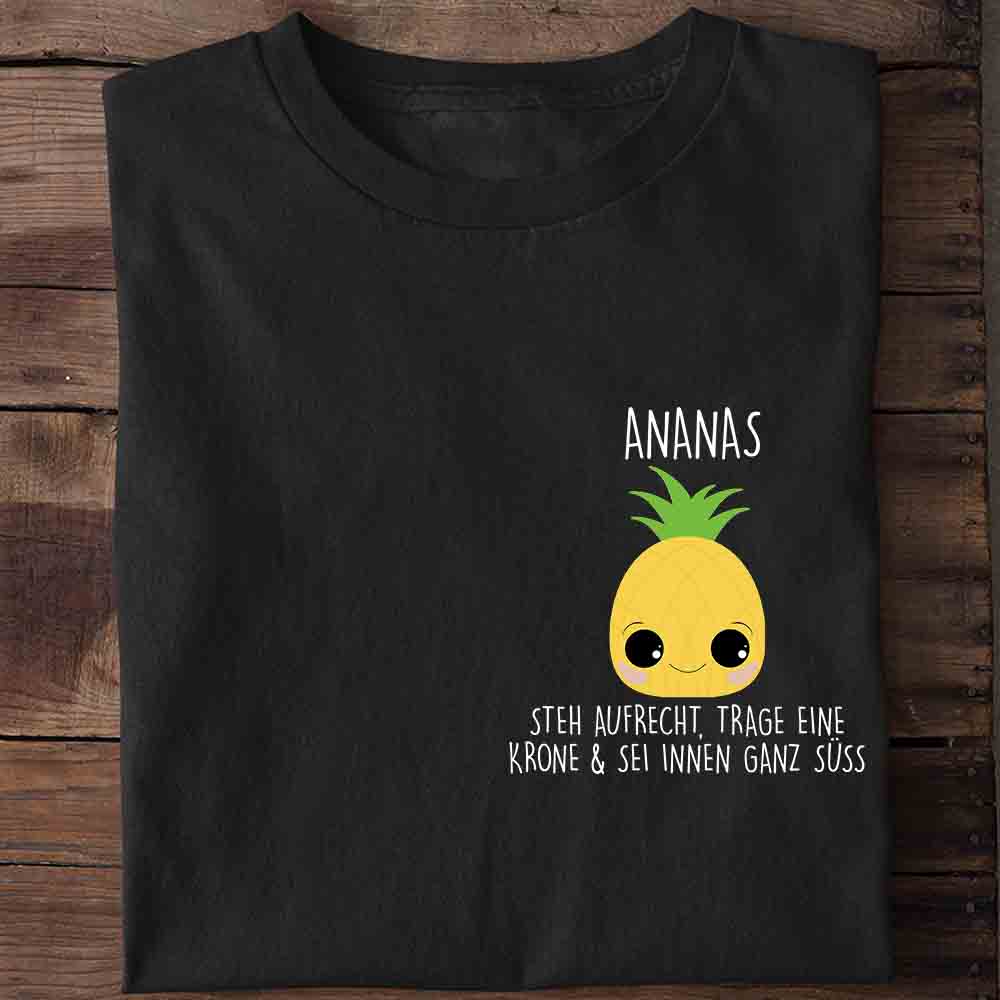 Ananas Brust - Shirt Unisex