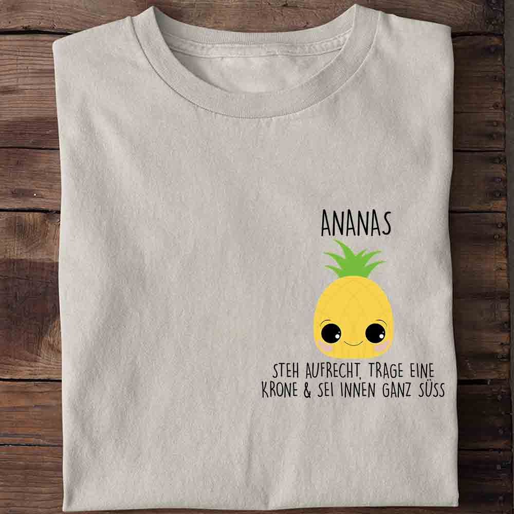 Ananas Brust - Shirt Unisex