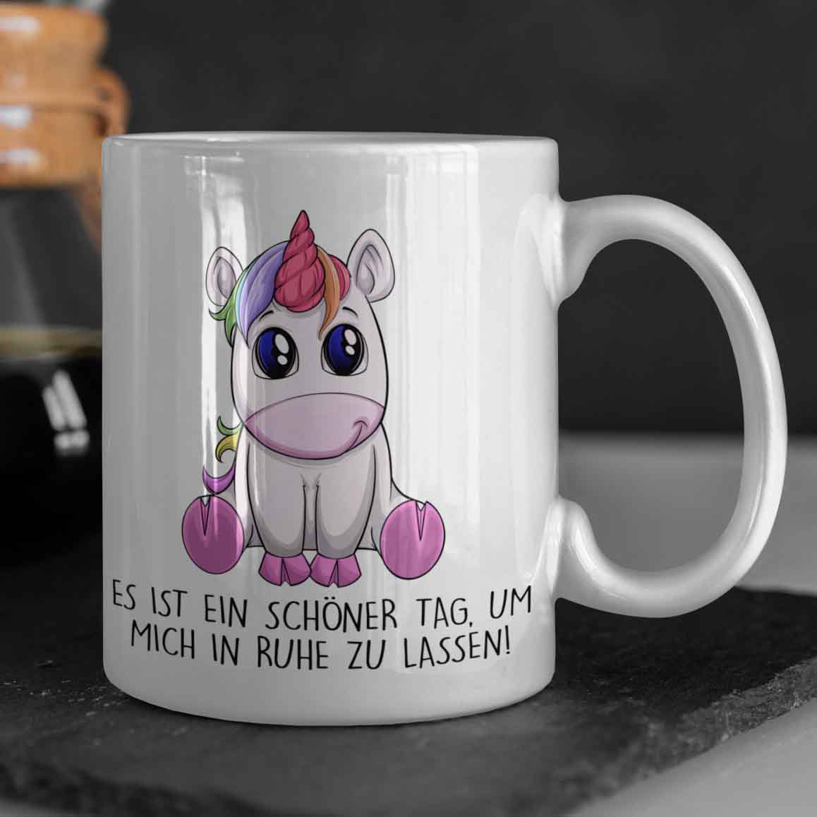 Ruhe Einhorn - Tasse