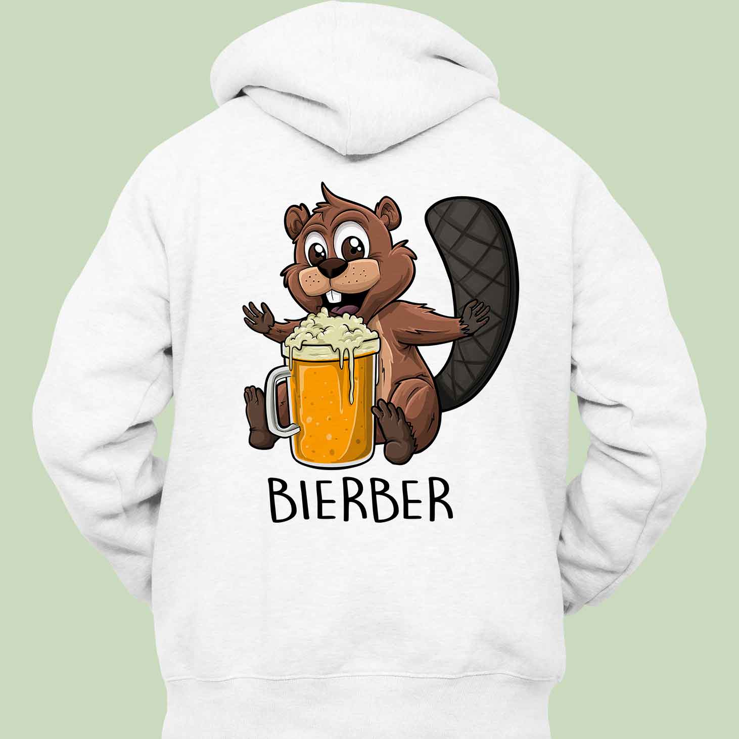 Bierber - Hoodie Unisex Rückendruck