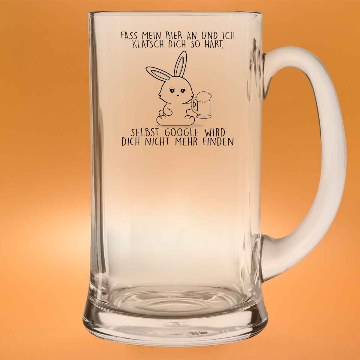 Biergoogle Cute Bunny - Bierglas