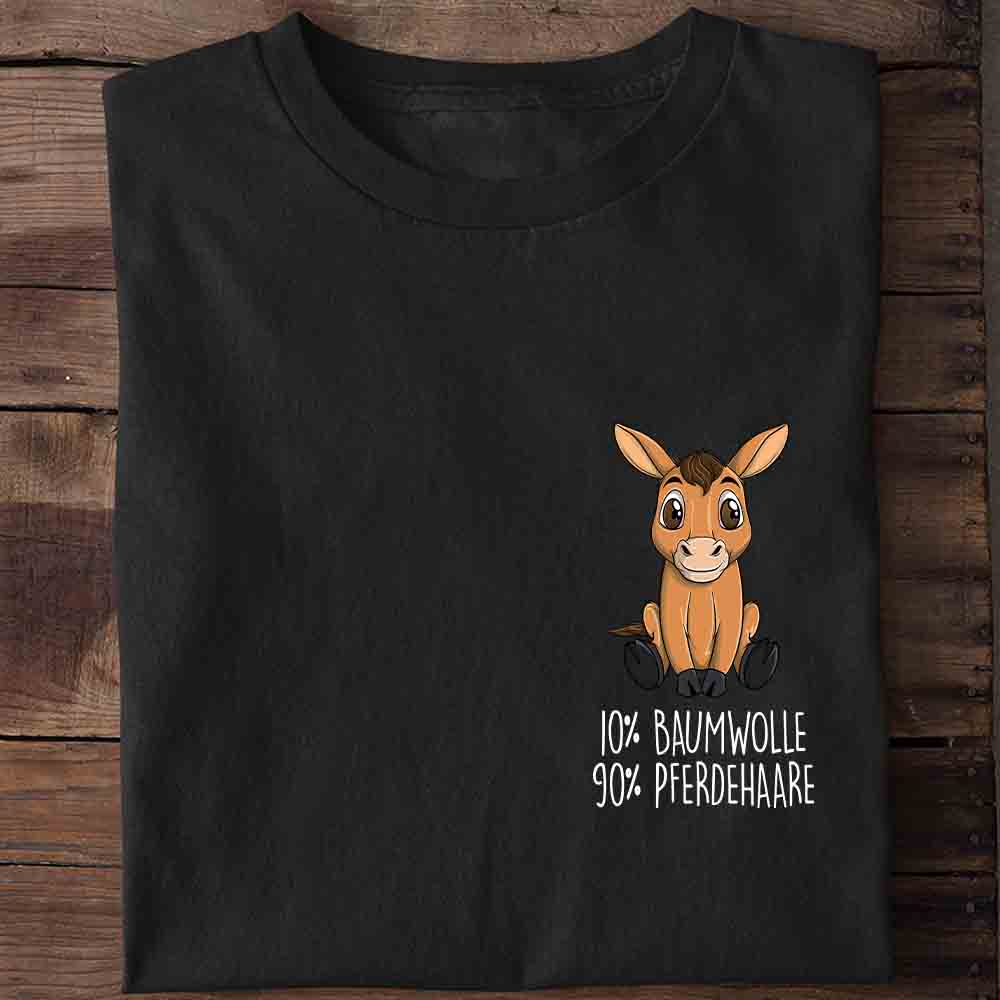 Baumwolle Pferd Brust - Shirt Unisex