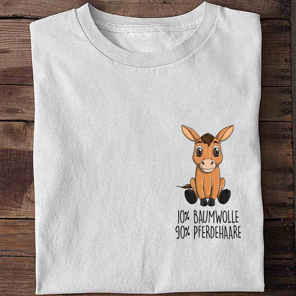 Baumwolle Pferd Brust - Shirt Unisex