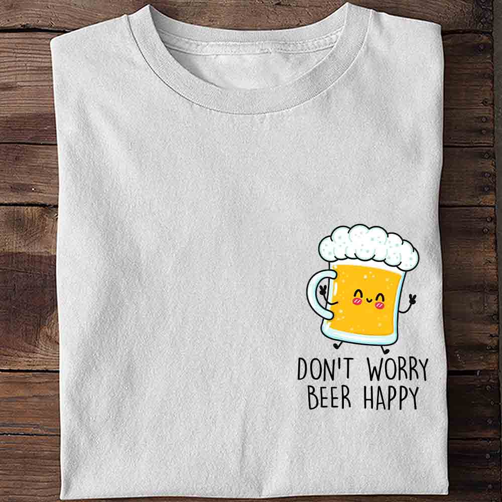 Beerhappy - Shirt Unisex Brust