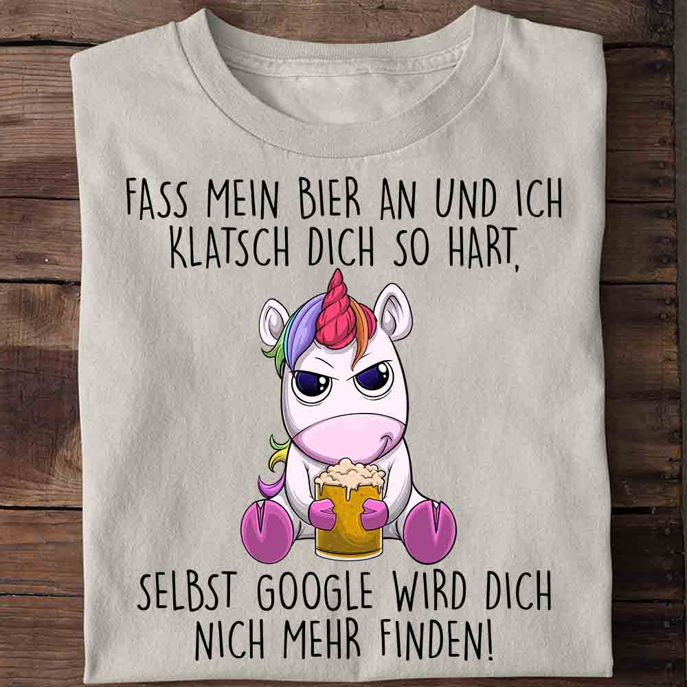 Biergoogle Einhorn - Shirt Unisex