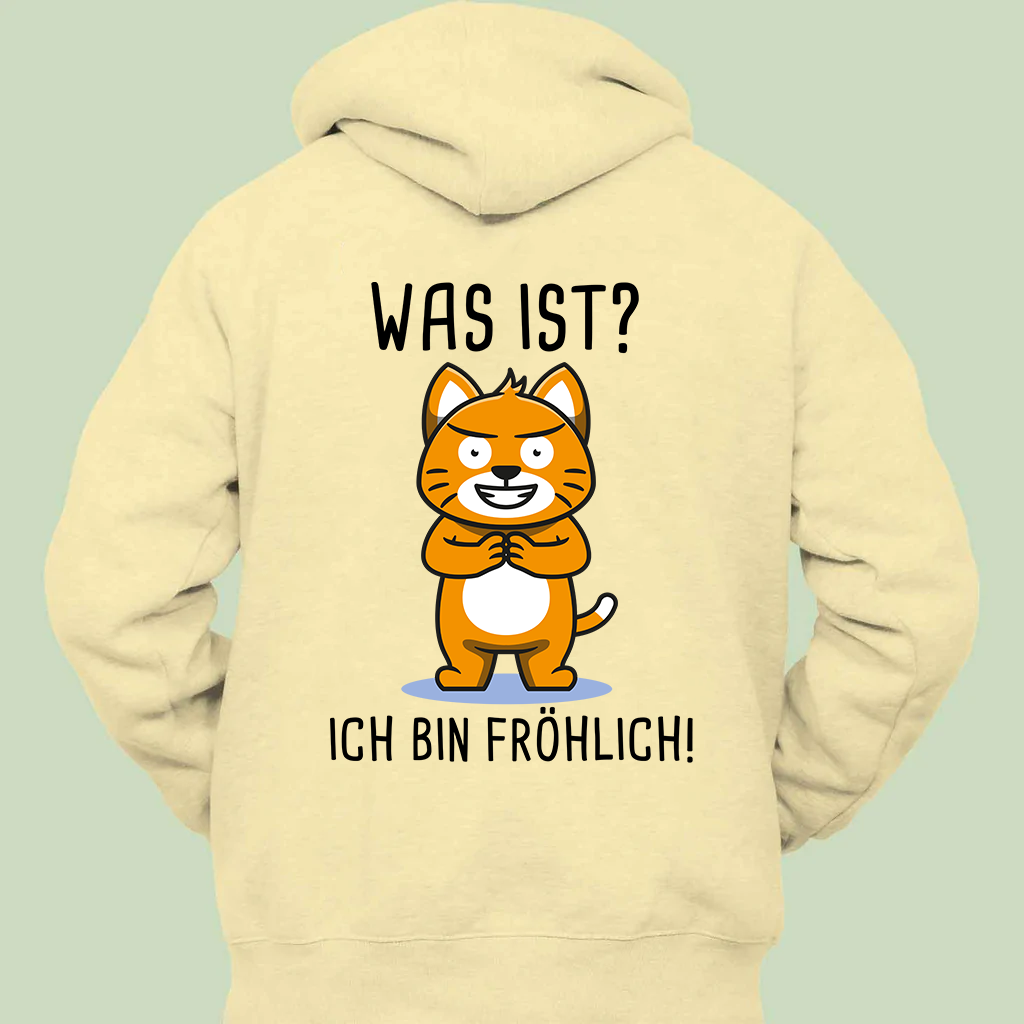 Fröhliche Katze Hoodie