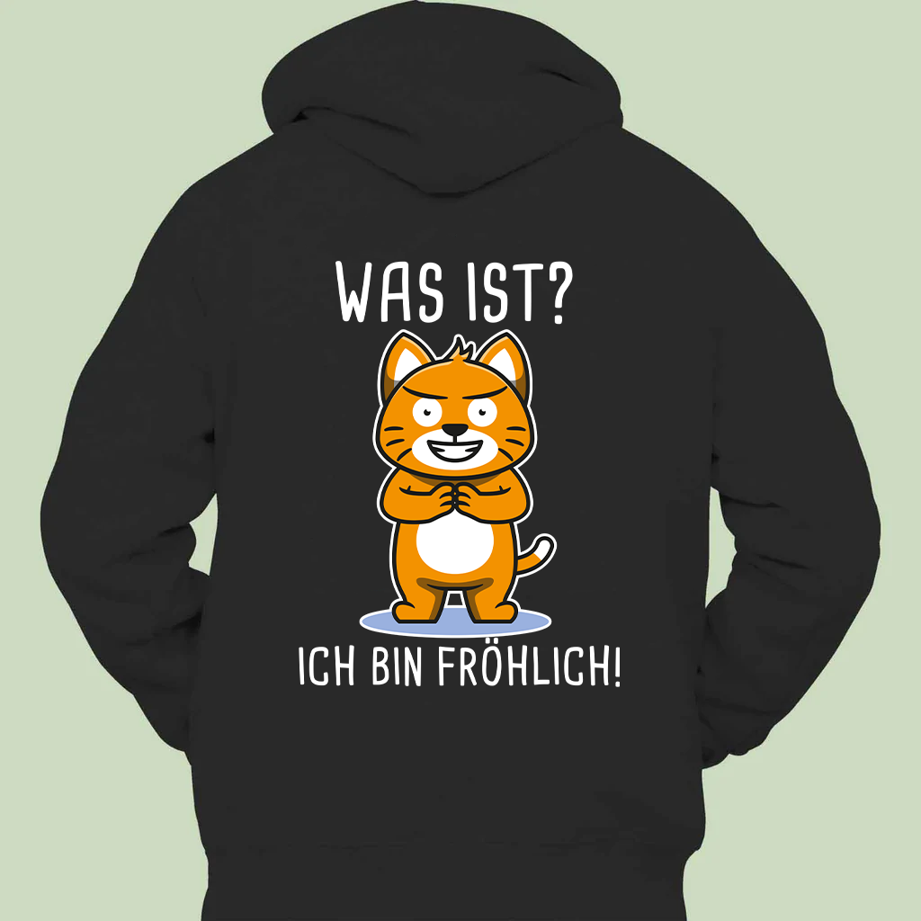 Fröhliche Katze Hoodie