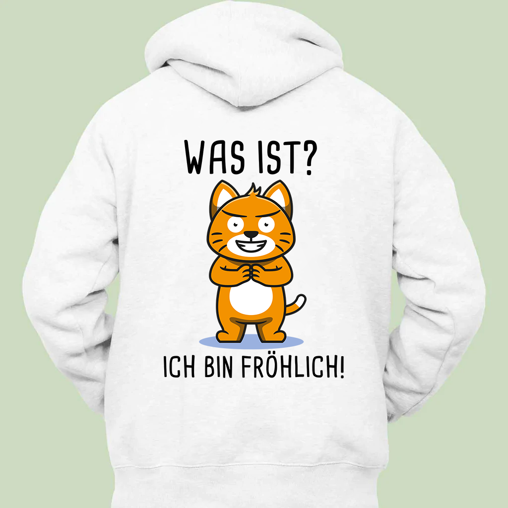 Fröhliche Katze Hoodie