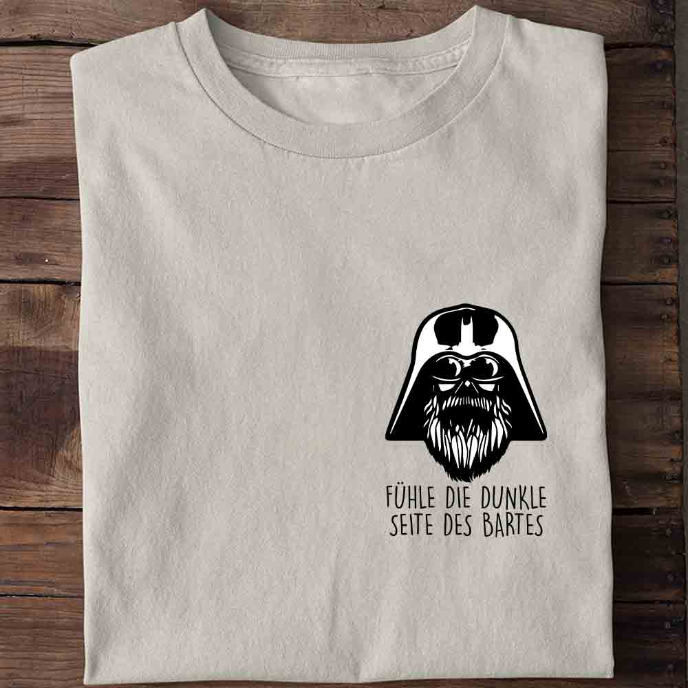 Dunkler Bart Brust - Shirt Unisex