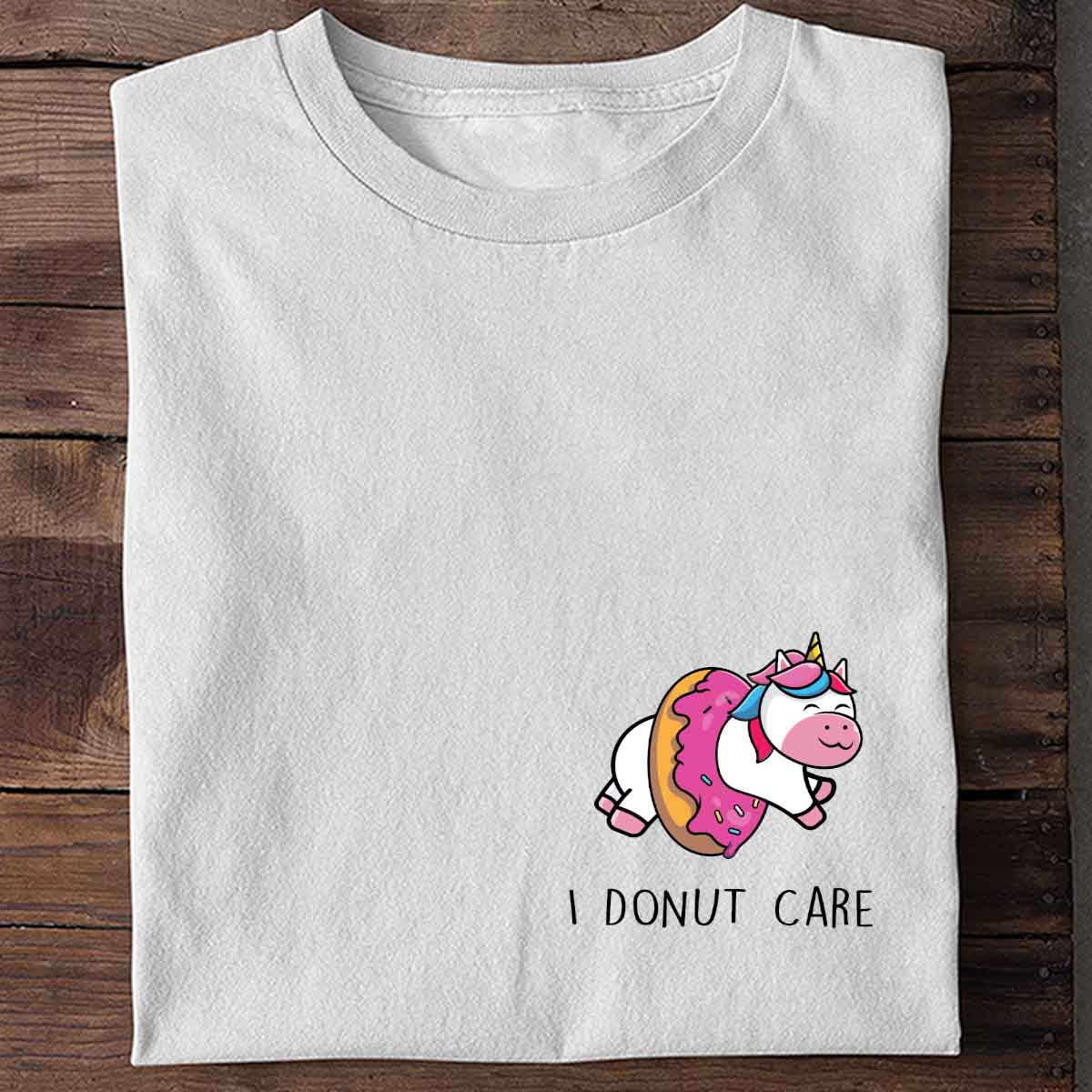 Donut Care Einhorn Brust - Shirt Unisex