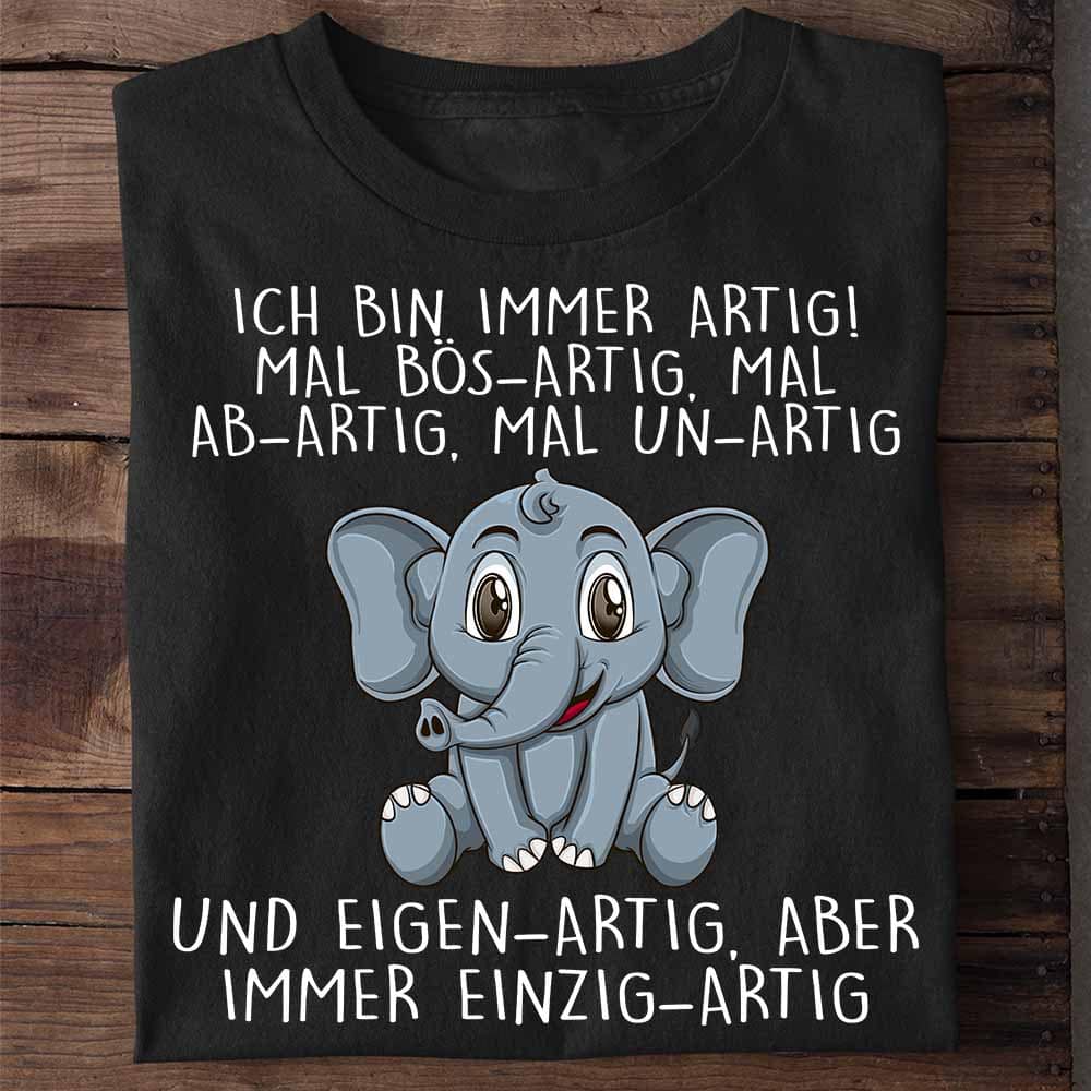 Einzigartig Elefant - Shirt Unisex