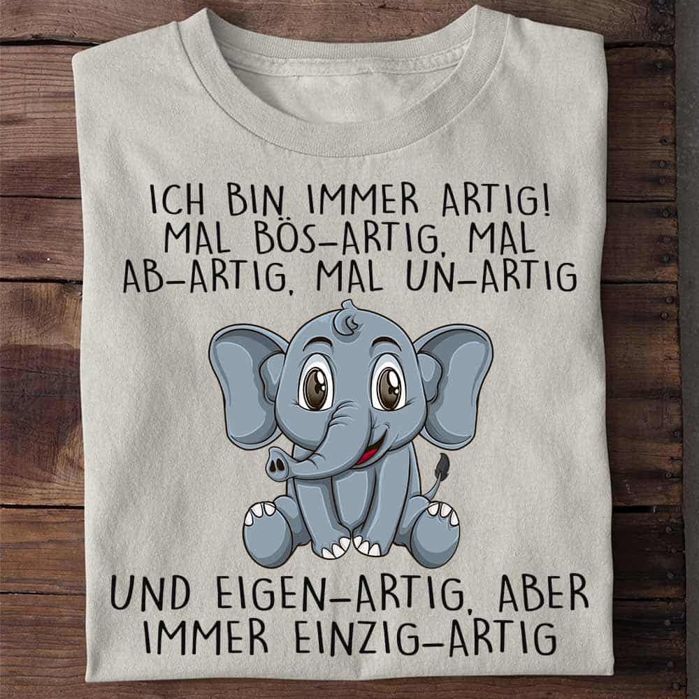 Einzigartig Elefant - Shirt Unisex