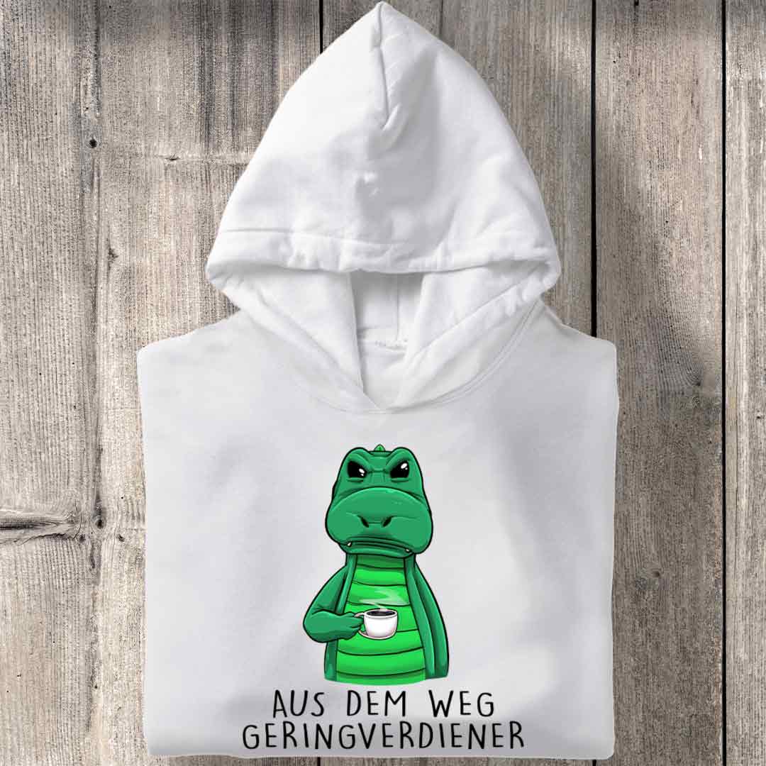 Geringverdiener Dino - Hoodie Unisex