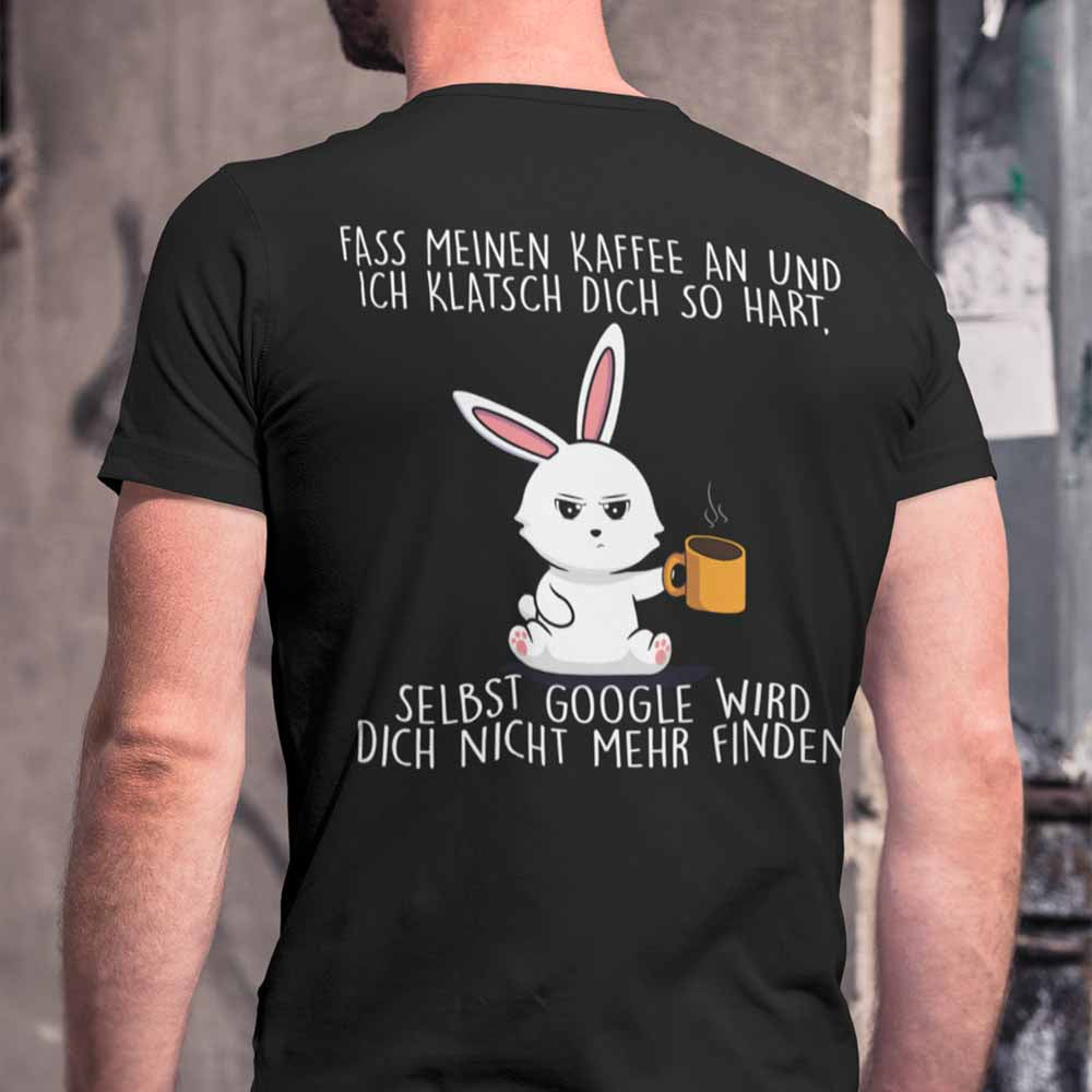 Google Hase - Shirt Unisex Rückseite