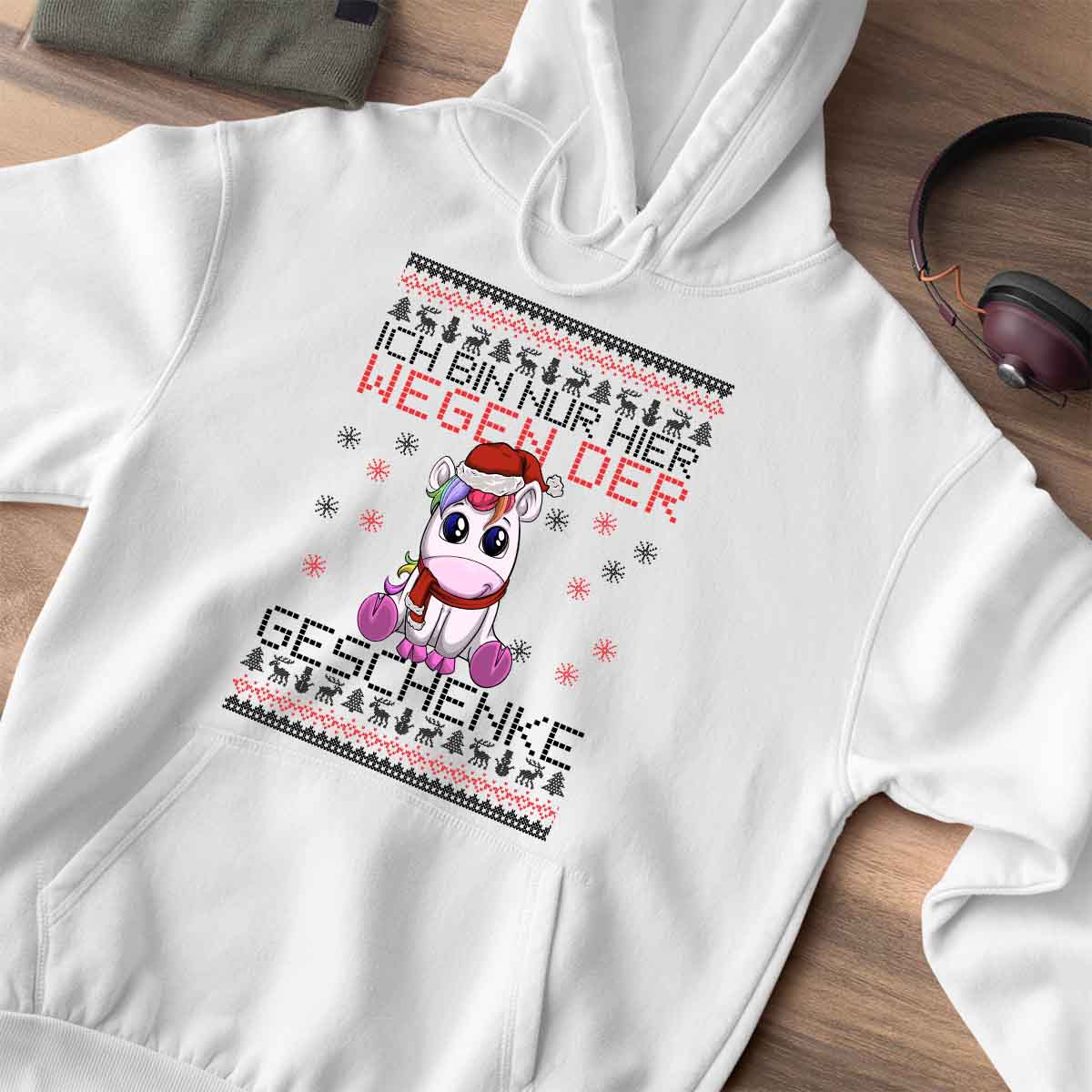 Geschenkgrund Einhorn - Hoodie Unisex